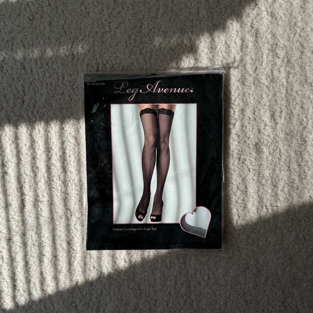 BNIB Leg Avenue Lace Top Stockings